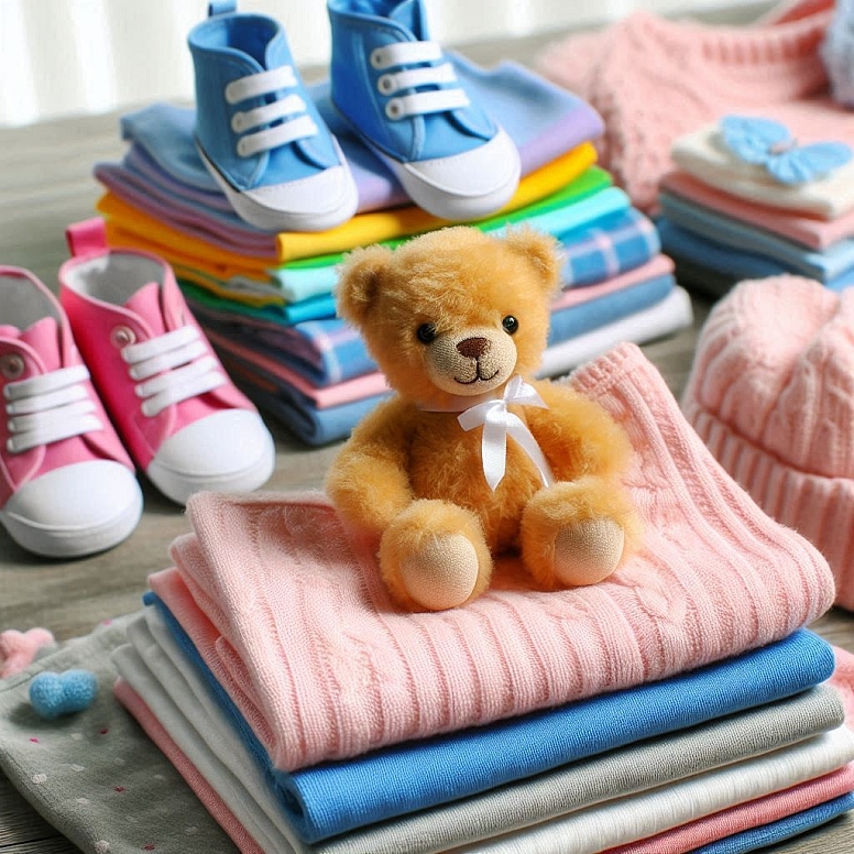 baby clothes and shoes