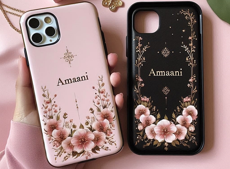 customized phone case with the name amaani