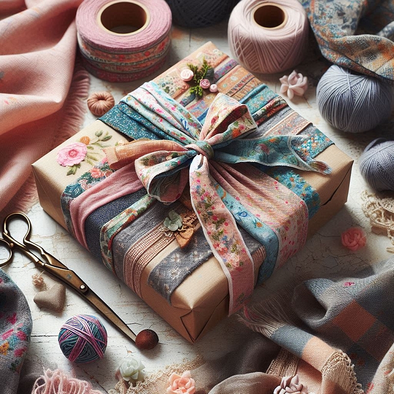 fabric gift wrap